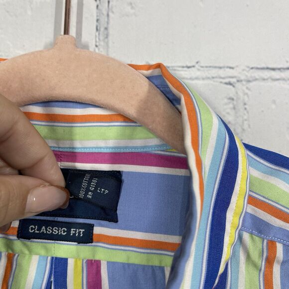 Polo Ralph Lauren Shirt Men XXL Button Down Striped Plaid Classic Fit Preppy - Picture 5 of 9
